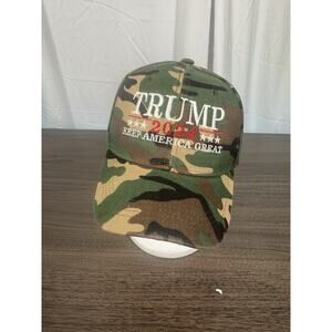 Trump 2024 Keep America Great Camo hat embroidered adjustable baseball cap USA